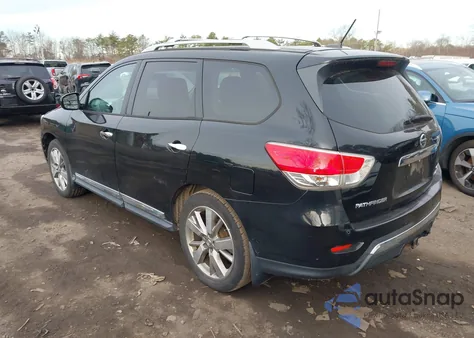 2013 Nissan Pathfinder Platinum from USA, damaged, VIN 5N1AR2MM8DC675937